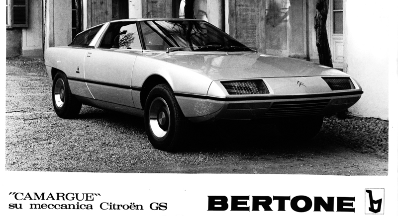 Bertone Camargue Project on Citroen GS elements 1972 